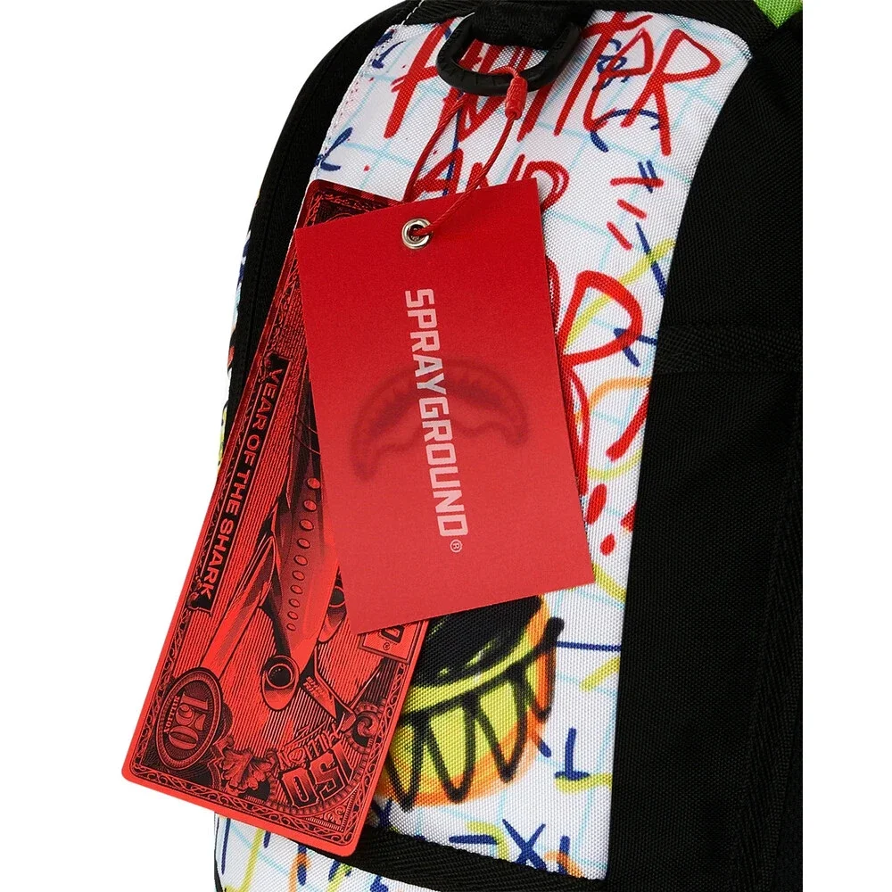 Sprayground Doodle Diablo Essay Backpack Unisex OS Multi Adjustable Strap GBS231